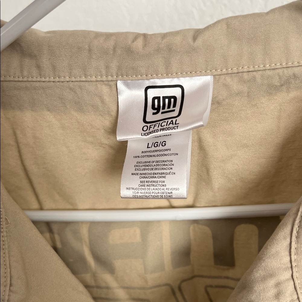 Y2k Camaro Beige Lightweight Jacket - image 2